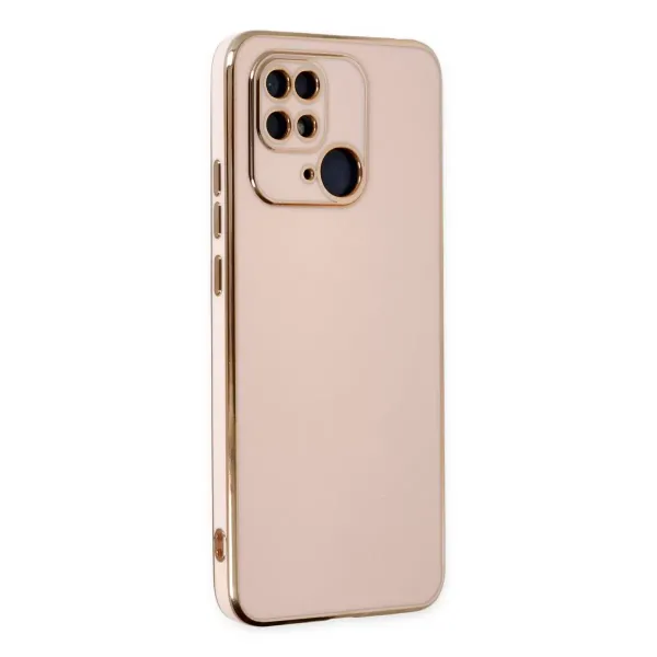 Xiaomi Redmi 10c Kılıf Volet Silikon - Pembe