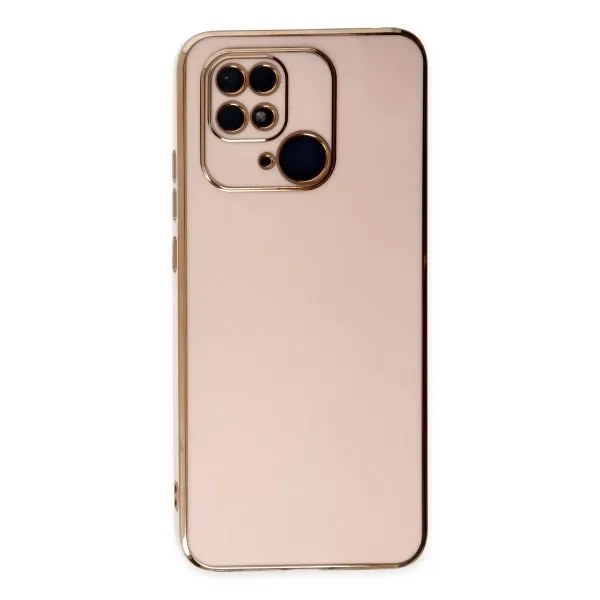 Xiaomi Redmi 10c Kılıf Volet Silikon - Pembe