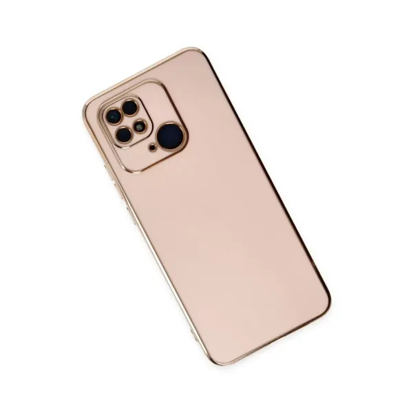 Xiaomi Redmi 10c Kılıf Volet Silikon - Pembe