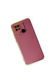Xiaomi Redmi 10c Kılıf Volet Silikon - Kırmızı
