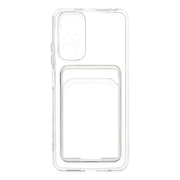 Xiaomi Redmi Note 11 Kılıf Kart Şeffaf Silikon - Şeffaf