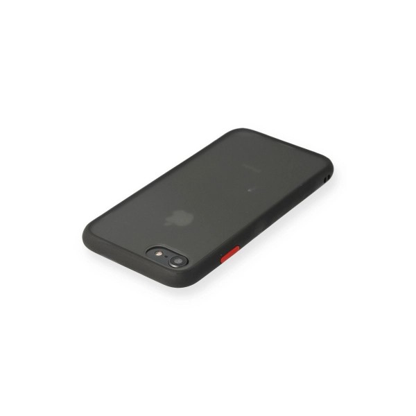 Apple İphone 7 Kılıf Montreal Silikon Kapak - Siyah