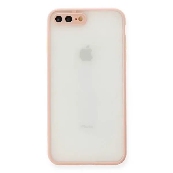 Apple İphone 7 Plus Kılıf Montreal Silikon Kapak - Pembe