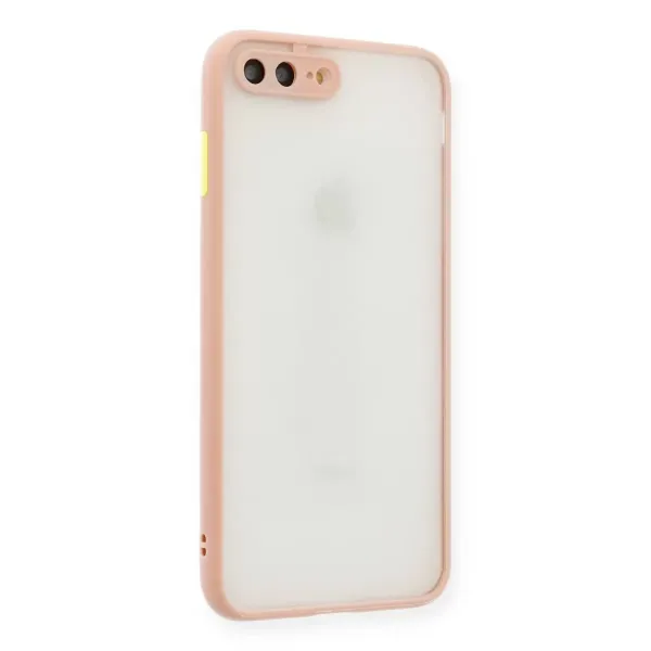 Apple İphone 7 Plus Kılıf Montreal Silikon Kapak - Pembe