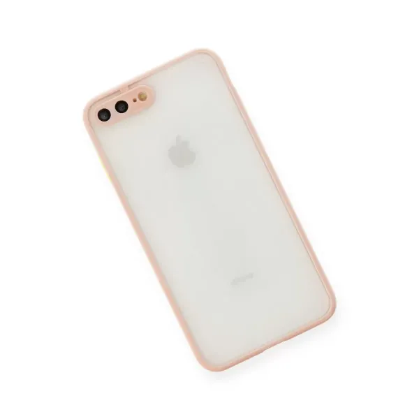 Apple İphone 7 Plus Kılıf Montreal Silikon Kapak - Pembe