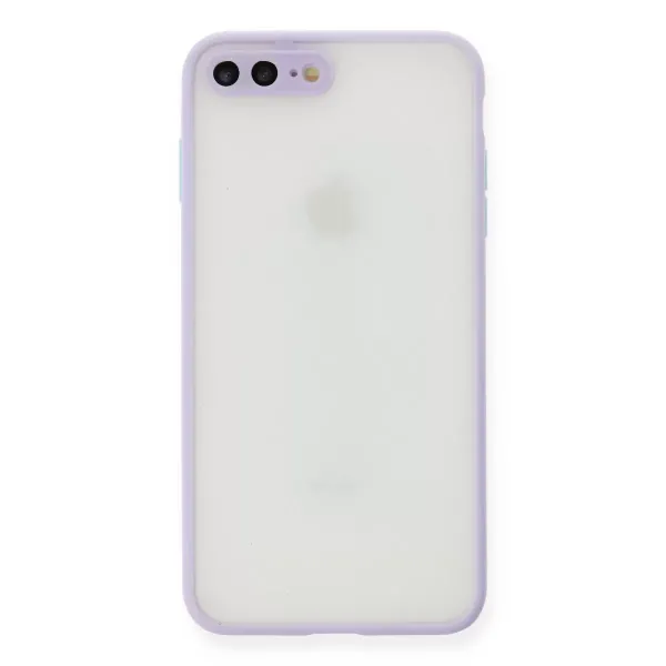 Apple İphone 7 Plus Kılıf Montreal Silikon Kapak - Mor