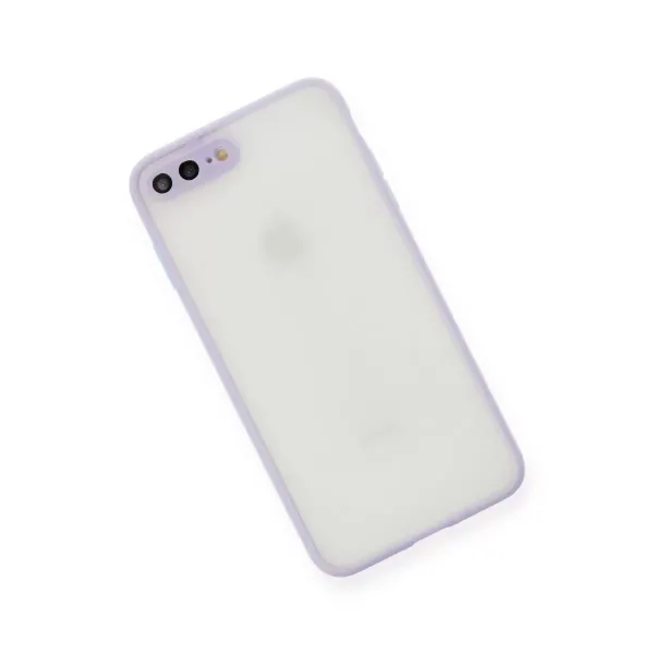 Apple İphone 7 Plus Kılıf Montreal Silikon Kapak - Mor