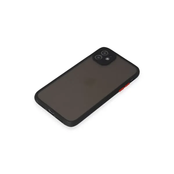 Apple İphone 11 Kılıf Montreal Silikon Kapak - Siyah