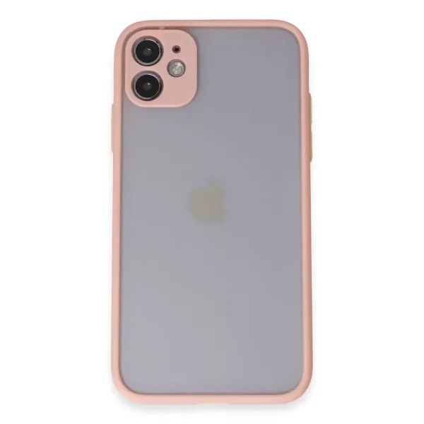 Apple İphone 11 Kılıf Montreal Silikon Kapak - Pembe
