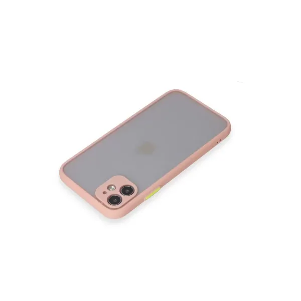 Apple İphone 11 Kılıf Montreal Silikon Kapak - Pembe