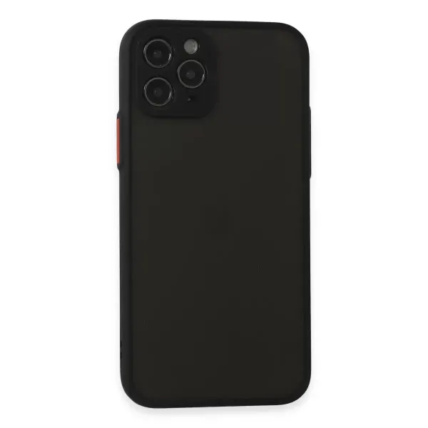Apple İphone 11 Pro Kılıf Montreal Silikon Kapak - Siyah