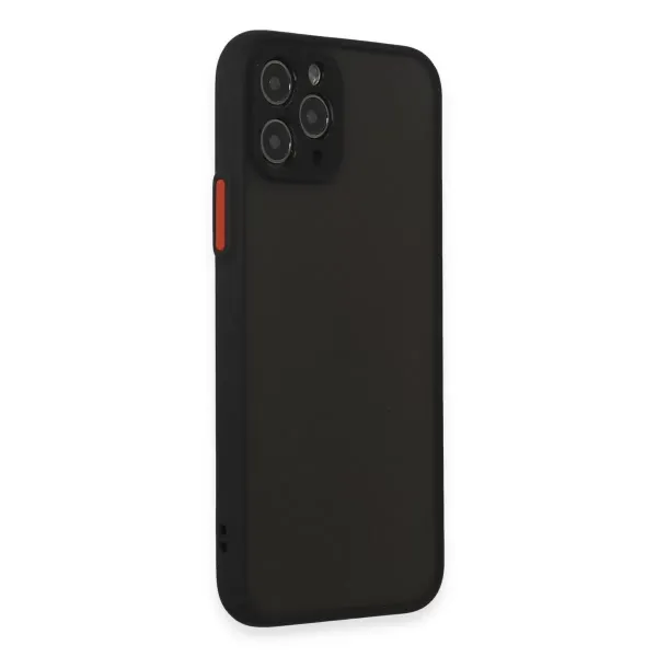 Apple İphone 11 Pro Kılıf Montreal Silikon Kapak - Siyah