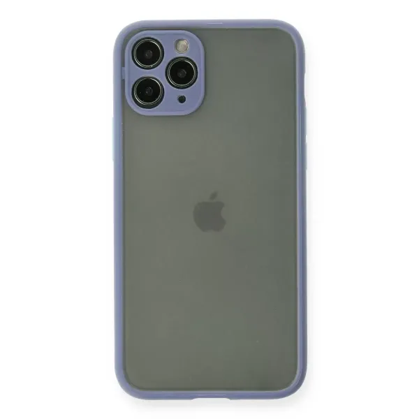 Apple İphone 11 Pro Kılıf Montreal Silikon Kapak - Gri