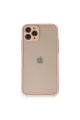Apple İphone 11 Pro Kılıf Montreal Silikon Kapak - Pembe