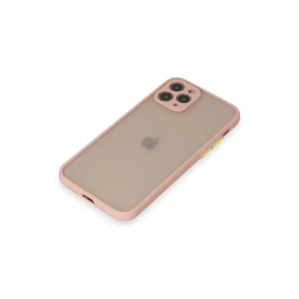 Apple İphone 11 Pro Kılıf Montreal Silikon Kapak - Pembe
