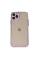 Apple İphone 11 Pro Kılıf Montreal Silikon Kapak - Mor