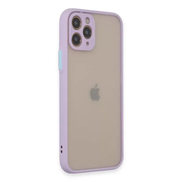 Apple İphone 11 Pro Kılıf Montreal Silikon Kapak - Mor