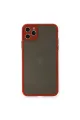 Apple İphone 11 Pro Max Kılıf Montreal Silikon Kapak - Kırmızı
