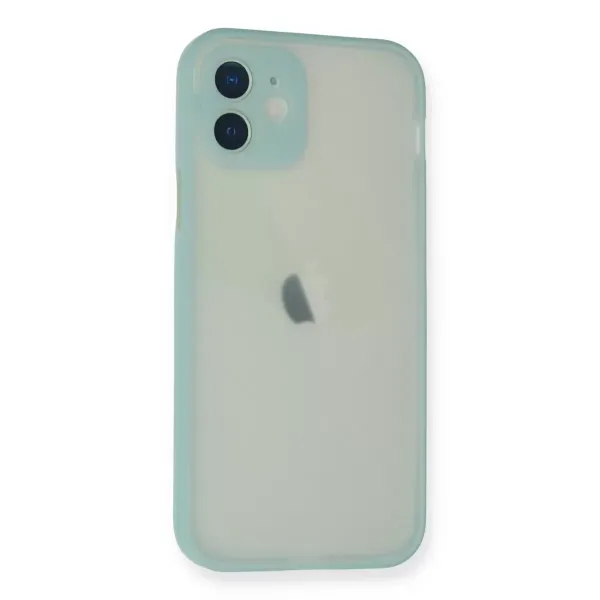 Apple İphone 11 Pro Max Kılıf Montreal Silikon Kapak - Turkuaz