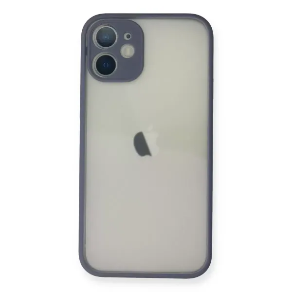 Apple İphone 11 Pro Max Kılıf Montreal Silikon Kapak - Gri