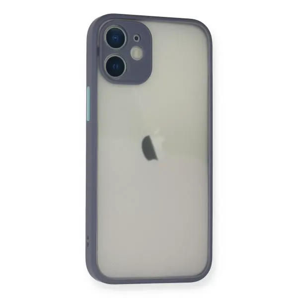 Apple İphone 11 Pro Max Kılıf Montreal Silikon Kapak - Gri