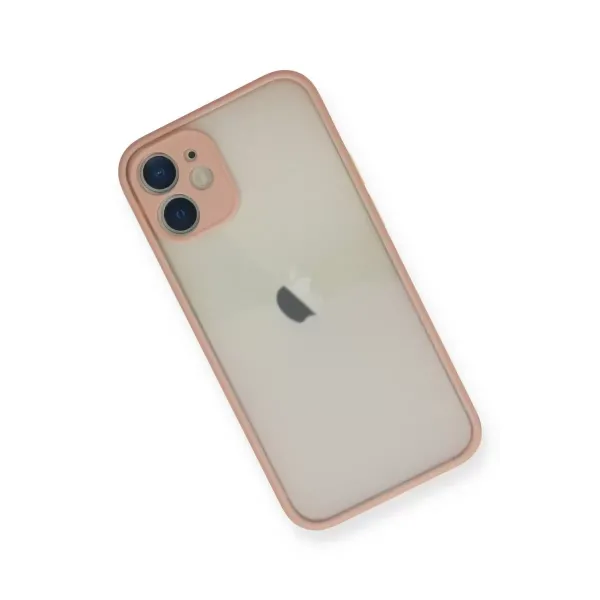 Apple İphone 11 Pro Max Kılıf Montreal Silikon Kapak - Pembe