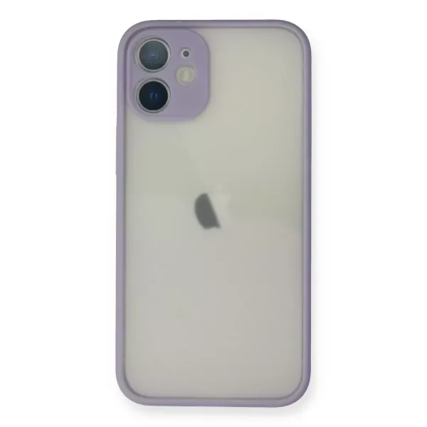 Apple İphone 11 Pro Max Kılıf Montreal Silikon Kapak - Mor
