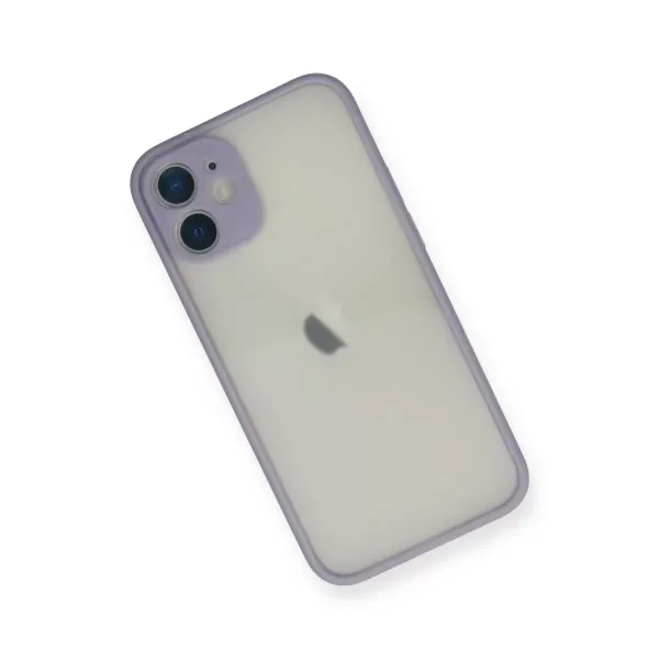 Apple İphone 11 Pro Max Kılıf Montreal Silikon Kapak - Mor