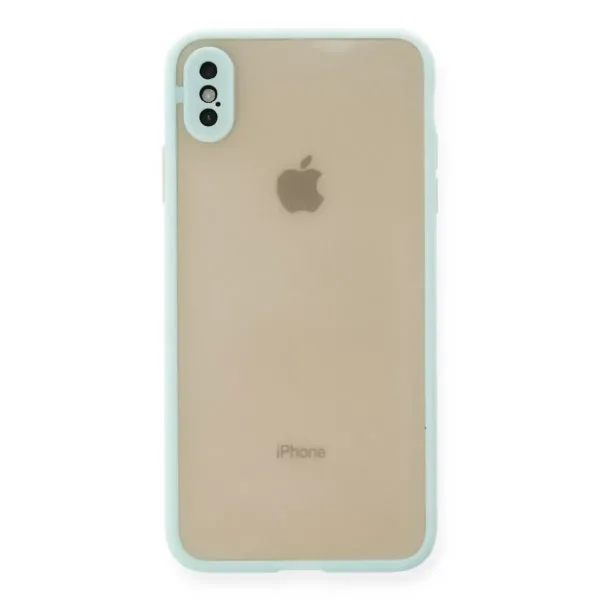 Apple İphone X Kılıf Montreal Silikon Kapak - Turkuaz