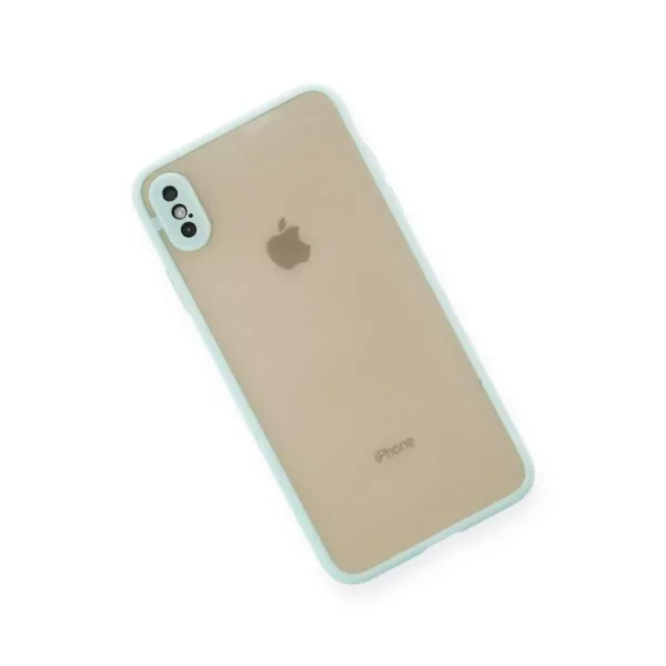 Apple İphone X Kılıf Montreal Silikon Kapak - Turkuaz