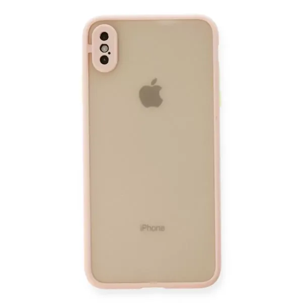 Apple İphone X Kılıf Montreal Silikon Kapak - Pembe