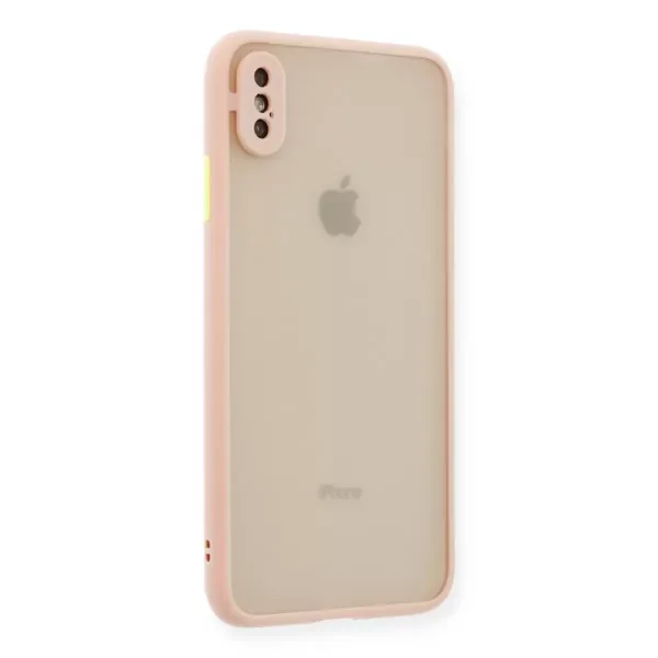 Apple İphone X Kılıf Montreal Silikon Kapak - Pembe
