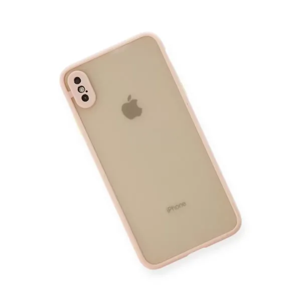 Apple İphone X Kılıf Montreal Silikon Kapak - Pembe