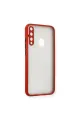 Huawei P40 Lite E Kılıf Montreal Silikon Kapak - Kırmızı