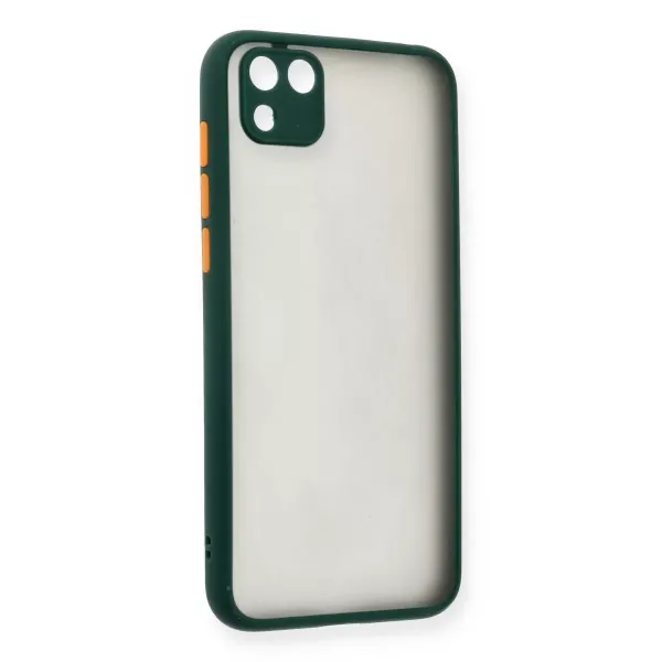 Huawei Y5p Kılıf Montreal Silikon Kapak - Yeşil