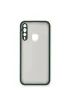 Huawei Y6p Kılıf Montreal Silikon Kapak - Yeşil