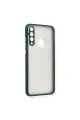 Huawei Y6p Kılıf Montreal Silikon Kapak - Yeşil