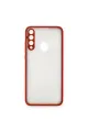 Huawei Y6p Kılıf Montreal Silikon Kapak - Kırmızı