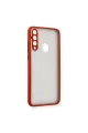 Huawei Y6p Kılıf Montreal Silikon Kapak - Kırmızı