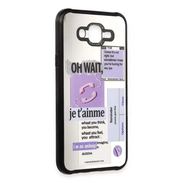 Samsung Galaxy J7 Kılıf Mirror Desenli Kapak - Mirror - 4