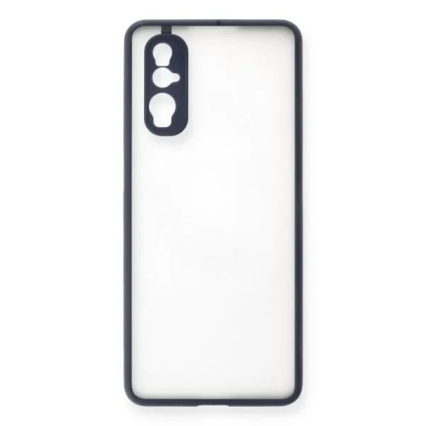 Oppo Find X2 Kılıf Montreal Silikon Kapak - Lacivert
