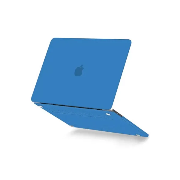 Apple Macbook Pro 13 2021 Macbook Buzlu Kapak - Mavi