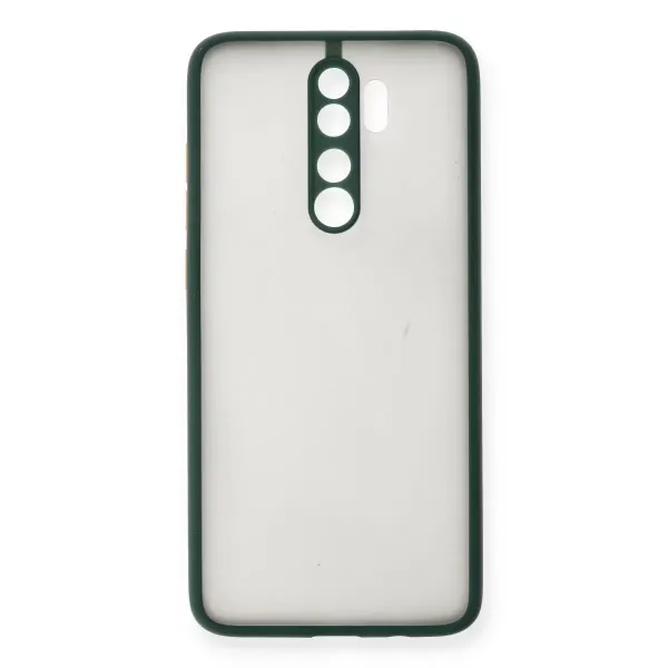 Xiaomi Redmi Note 8 Pro Kılıf Montreal Silikon Kapak - Yeşil