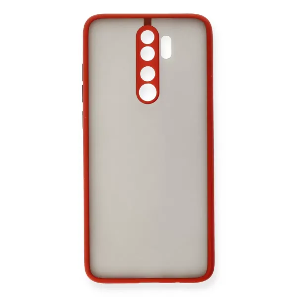 Xiaomi Redmi Note 8 Pro Kılıf Montreal Silikon Kapak - Kırmızı
