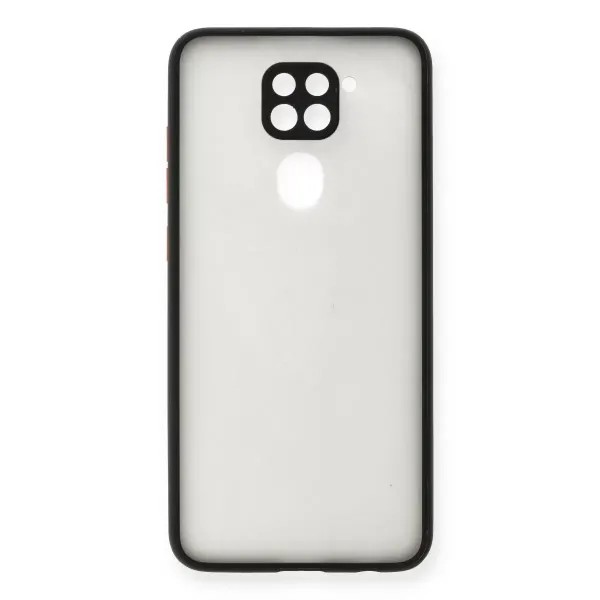 Xiaomi Redmi Note 9 Kılıf Montreal Silikon Kapak - Siyah