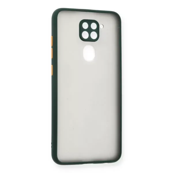 Xiaomi Redmi Note 9 Kılıf Montreal Silikon Kapak - Yeşil