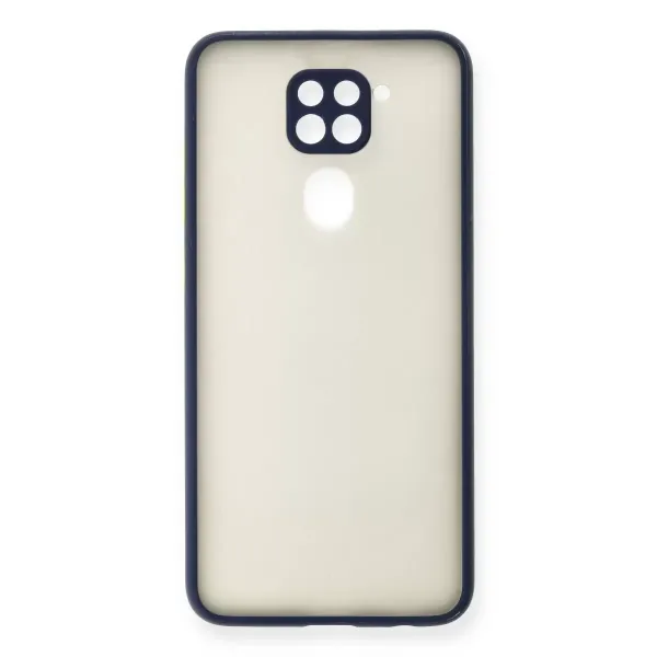 Xiaomi Redmi Note 9 Kılıf Montreal Silikon Kapak - Lacivert