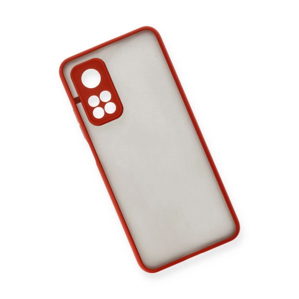 Xiaomi Mi 10t Kılıf Montreal Silikon Kapak - Kırmızı