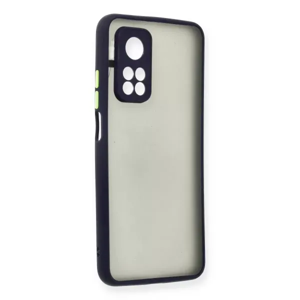 Xiaomi Mi 10t Kılıf Montreal Silikon Kapak - Lacivert