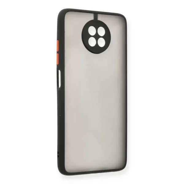 Xiaomi Redmi Note 9 5g Kılıf Montreal Silikon Kapak - Siyah